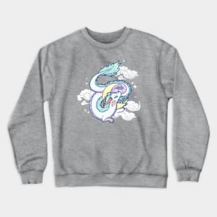 Moon dragon Crewneck Sweatshirt